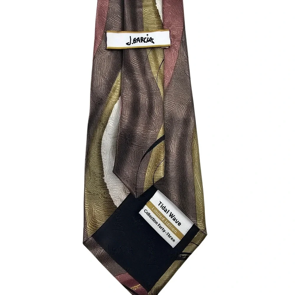 Y2K J. Garcia Tidal Wave Limited Edition Collection Forty-Three Pure Silk Tie‎
